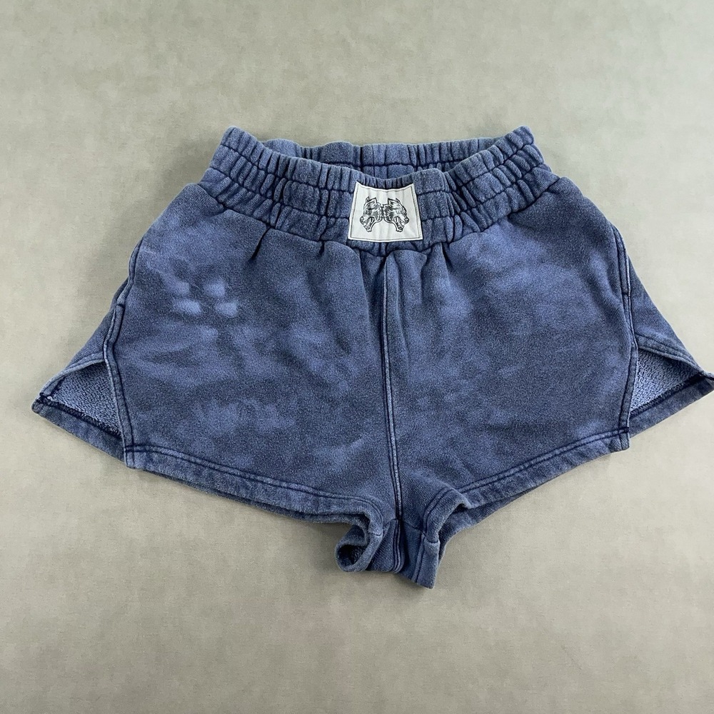 Darc Sport She Blue Training Sweat Shorts Wolves Forever Size Medium Gym 407/500